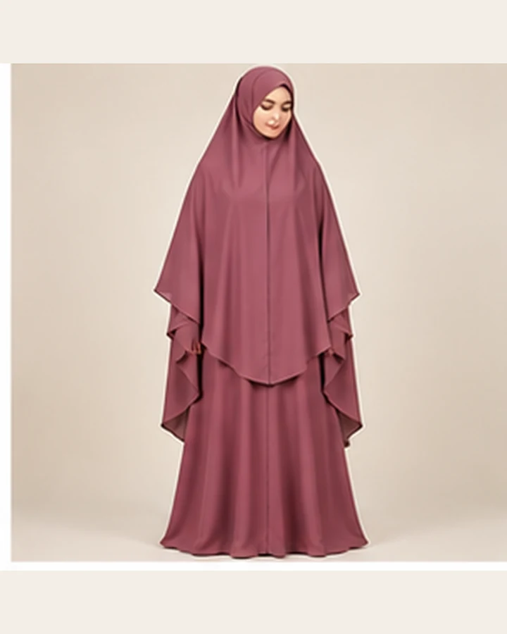 Korean Nida Abaya – Bottle Green 024