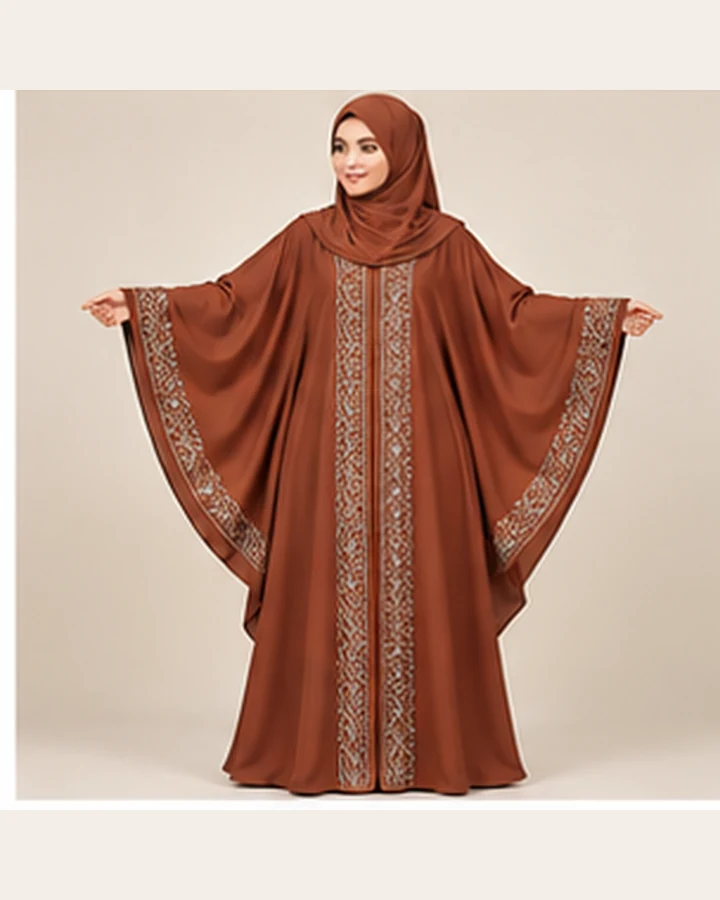 Kids Modest Abaya – Bottle Green 032